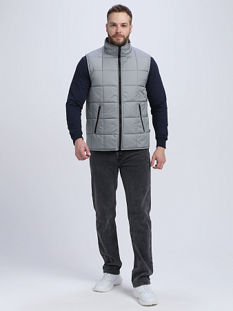 Зимний жилет универсальный Факел-Офис, из ткани Дюспо, серый