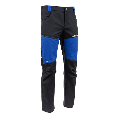 Летние брюки мужские Brodeks KS 334, синие c черным