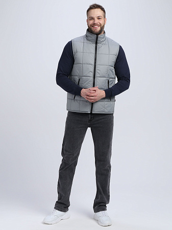 Зимний жилет универсальный Факел-Офис, из ткани Дюспо, серый