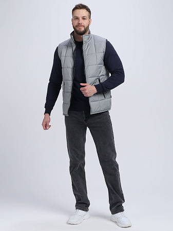 Зимний жилет универсальный Факел-Офис, из ткани Дюспо, серый