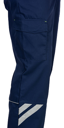 Летние брюки мужские Сириус-Фотон, из смесовой ткани, темно-синие