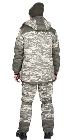 Зимний костюм мужской Сириус-Горка с брюками, КМФ "Пустыня"