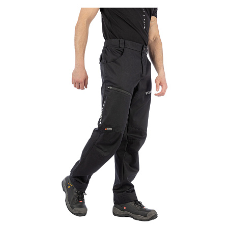 Летние брюки мужские Brodeks KS 334, черные