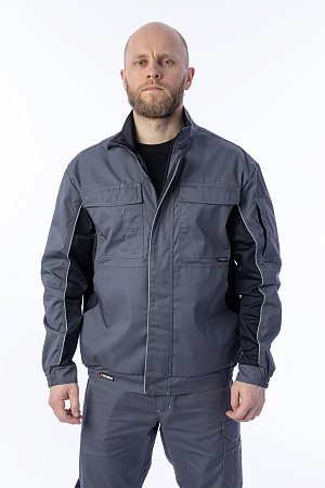 Летняя куртка мужская Brodeks KS 201, серая Летняя куртка мужская Brodeks KS 201, серая