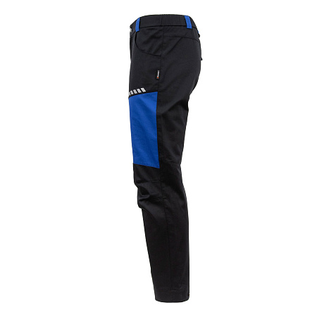 Летние брюки мужские Brodeks KS 334, синие c черным