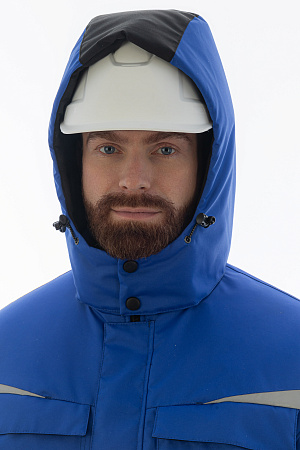 Зимний костюм мужской Brodeks KW603, синий с черным Зимний костюм мужской Brodeks KW603, синий с черным