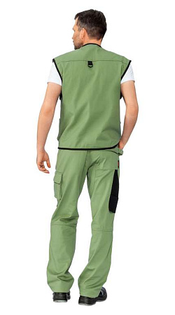 Летний жилет мужской Восток-сервис Спец-Авангард, оливковый с черным