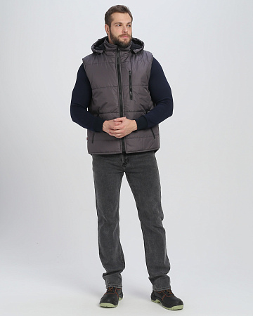 Зимний жилет универсальный Факел-Резко, серый Зимний жилет универсальный Факел-Резко, серый