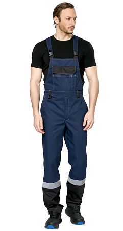 Летний полукомбинезон мужской Авангард-Виват, синий с черным