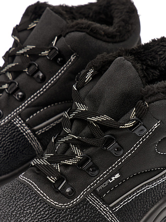 Ботинки Profline c металлическим подноском и искусственным мехом, ПУ Ботинки Profline c металлическим подноском и искусственным мехом, ПУ