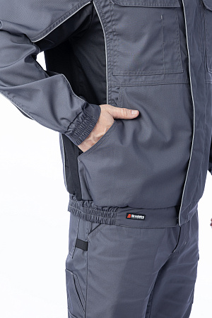 Летняя куртка мужская Brodeks KS 201, серая Летняя куртка мужская Brodeks KS 201, серая