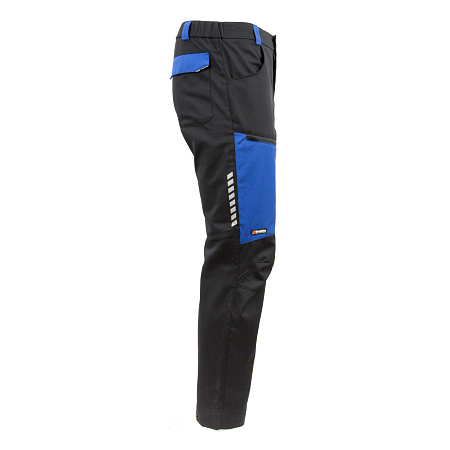 Летние брюки мужские Brodeks KS 334, синие c черным