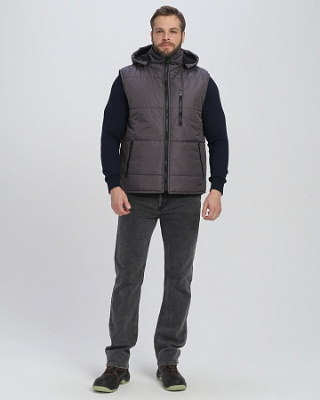 Зимний жилет универсальный Факел-Резко, серый Зимний жилет универсальный Факел-Резко, серый