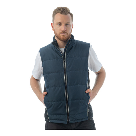 Жилет утепленный Brodeks KW 101, синий Жилет утепленный Brodeks KW 101, синий