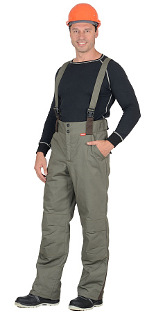 Зимний костюм мужской Сириус-Кобальт с брюками, оливковый с т-коричневым Зимний костюм мужской Сириус-Кобальт с брюками, оливковый с т-коричневым