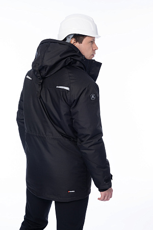 Зимняя куртка-парка мужская Brodeks KW215, черный