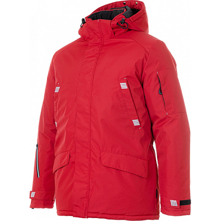 Зимняя куртка-парка мужская Brodeks KW204, красная Зимняя куртка-парка мужская Brodeks KW204, красная
