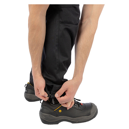 Летние брюки мужские Brodeks KS 334, черные