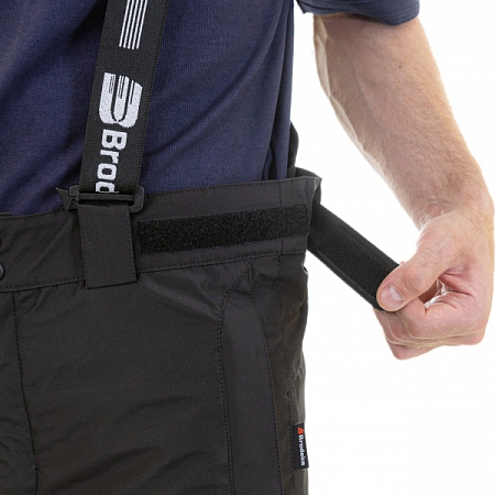 Зимние брюки мужские Brodeks KW306, черные Зимние брюки мужские Brodeks KW306, черные