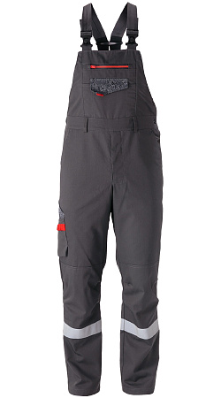 Летний полукомбинезон мужской Восток-Сервис-Конструктор, из смесовой ткани, темно-серый