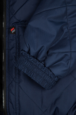 Демисезонная куртка мужская Факел-Бомбер- Люкс, с капюшлном, темно-синяя Демисезонная куртка мужская Факел-Бомбер- Люкс, с капюшлном, темно-синяя