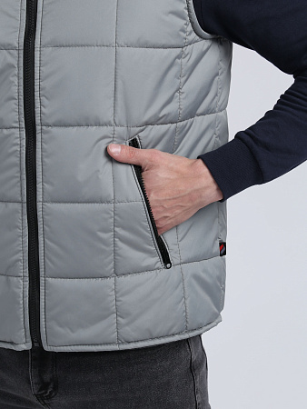 Зимний жилет универсальный Факел-Офис, из ткани Дюспо, серый