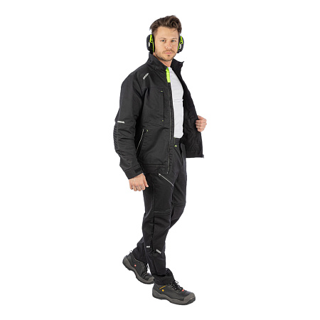 Летние брюки мужские Brodeks KS 305, черные