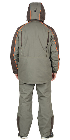 Зимний костюм мужской Сириус-Кобальт с брюками, оливковый с т-коричневым Зимний костюм мужской Сириус-Кобальт с брюками, оливковый с т-коричневым