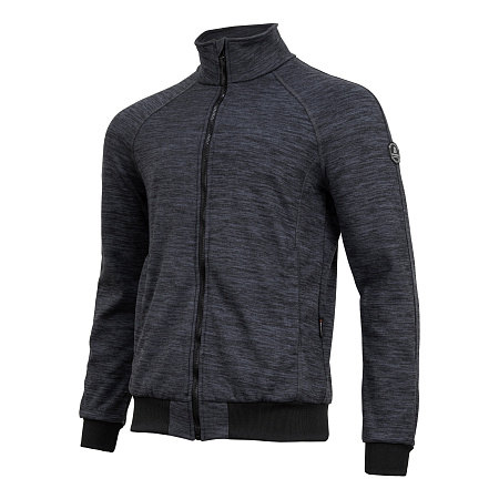 Толстовка флисовая Brodeks KS 241 cation, серая Толстовка флисовая Brodeks KS 241 cation, серая