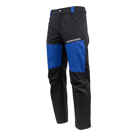 Летние брюки мужские Brodeks KS 334, синие c черным