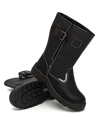 Сапоги Profline с металлическим подноском и искусственным мехом, ПУ Сапоги Profline с металлическим подноском и искусственным мехом, ПУ