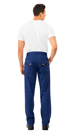 Летний костюм мужской Восток-Сервис-Спец-1 с брюками, синий с серым