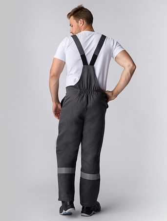 Летний костюм мужской Факел-Легион-2 с полукомбинезоном, темно-серый с оранжевым Летний костюм мужской Факел-Легион-2 с полукомбинезоном, темно-серый с оранжевым