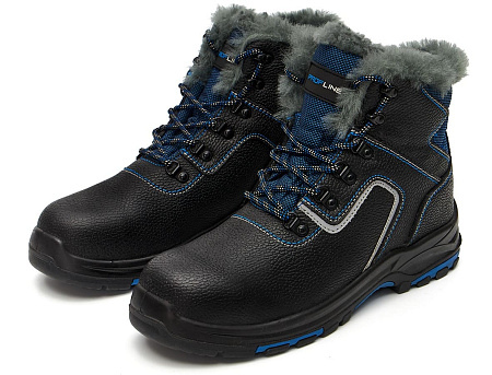 Ботинки Profline c композитным подноском, кевраловой стелькой и натуральным мехом, ПУ/Нитрил