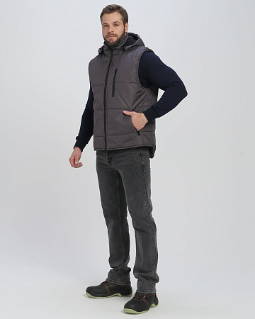 Зимний жилет универсальный Факел-Резко, серый Зимний жилет универсальный Факел-Резко, серый