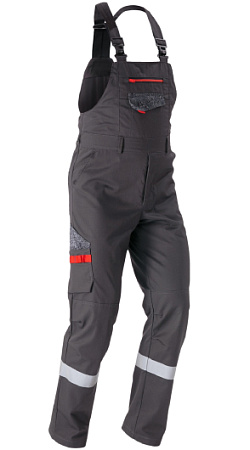 Летний полукомбинезон мужской Восток-Сервис-Конструктор, из смесовой ткани, темно-серый