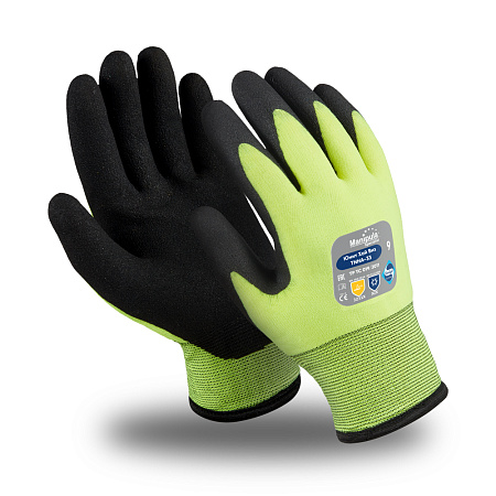 Перчатки Manipula Специалист Юнит Хай Виз (нейлон/акрил+ПВХ), TNНА-33/WG-781
