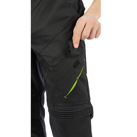 Летние брюки мужские Brodeks KS 305, черные