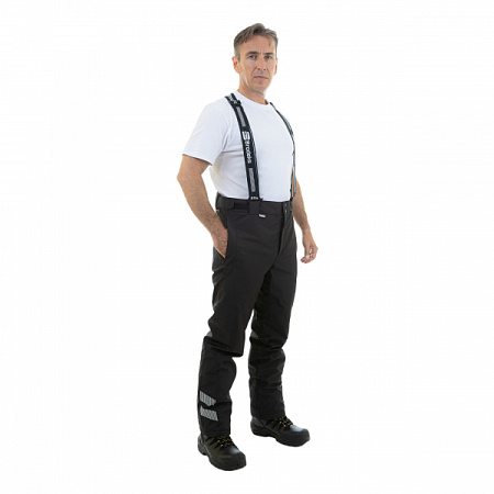 Зимние брюки мужские Brodeks KW306, черные Зимние брюки мужские Brodeks KW306, черные