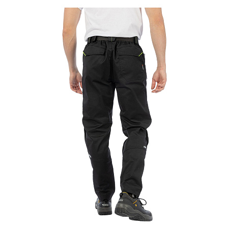Летние брюки мужские Brodeks KS 305, черные