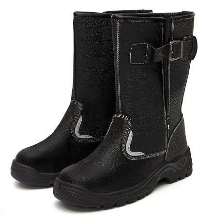 Сапоги Profline с металлическим подноском и искусственным мехом, ПУ Сапоги Profline с металлическим подноском и искусственным мехом, ПУ