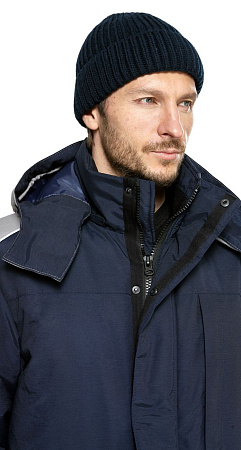 Зимняя куртка мужская Авангард Челленджер, синяя с серым Зимняя куртка мужская Авангард Челленджер, синяя с серым