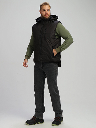 Зимний жилет универсальный Факел-Резко, черный