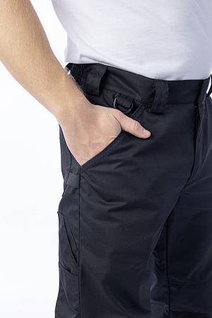 Летние брюки мужские Brodeks KS 301, черные Летние брюки мужские Brodeks KS 301, черные