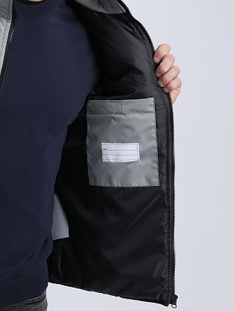 Зимний жилет универсальный Факел-Офис, из ткани Дюспо, серый