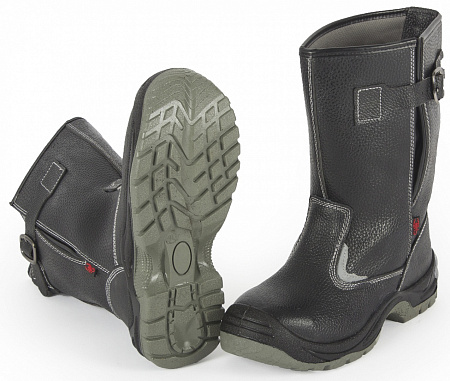 Сапоги Скорпион с металлическим подноском и искусственным мехом, ПУ/ТПУ (арт.1204.1М)