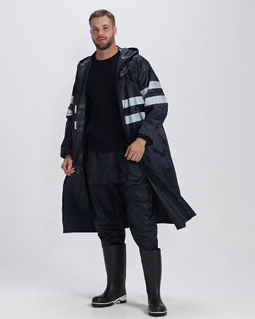 Плащ влагозащитный ПВХ Специалист ProfLine СОП, темно-синий Плащ влагозащитный ПВХ Специалист ProfLine СОП, темно-синий