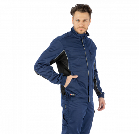 Летняя куртка мужская Brodeks KS 201, синяя Летняя куртка мужская Brodeks KS 201, синяя