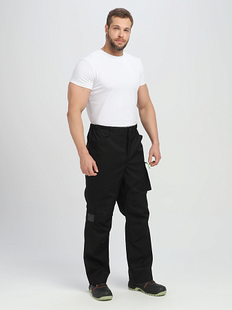 Демисезонные брюки мужские Факел-Лидер-ProfLine, черные Демисезонные брюки мужские Факел-Лидер-ProfLine, черные