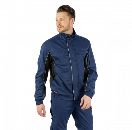 Летняя куртка мужская Brodeks KS 201, синяя Летняя куртка мужская Brodeks KS 201, синяя